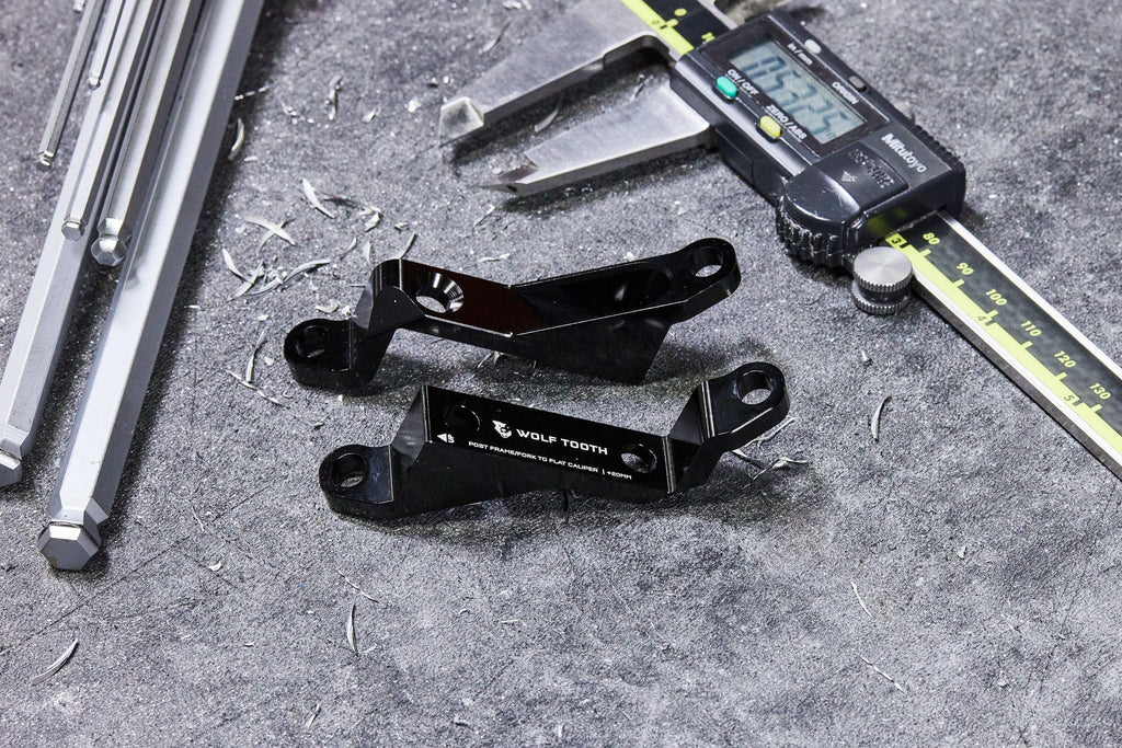 Wolf Tooth Disc Brake Adapter - Post to Flat Mount, +20mm