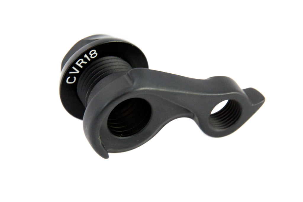 Threaded axle rear derailleur hanger