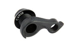 Threaded axle rear derailleur hanger