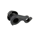 Threaded axle rear derailleur hanger