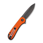 CIVIVI Elementum Orange G10 Handle Black Stonewashed D2 Blade