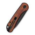 CIVIVI Elementum Cuibourtia Wood Handle Black Stonewashed D2 Blade