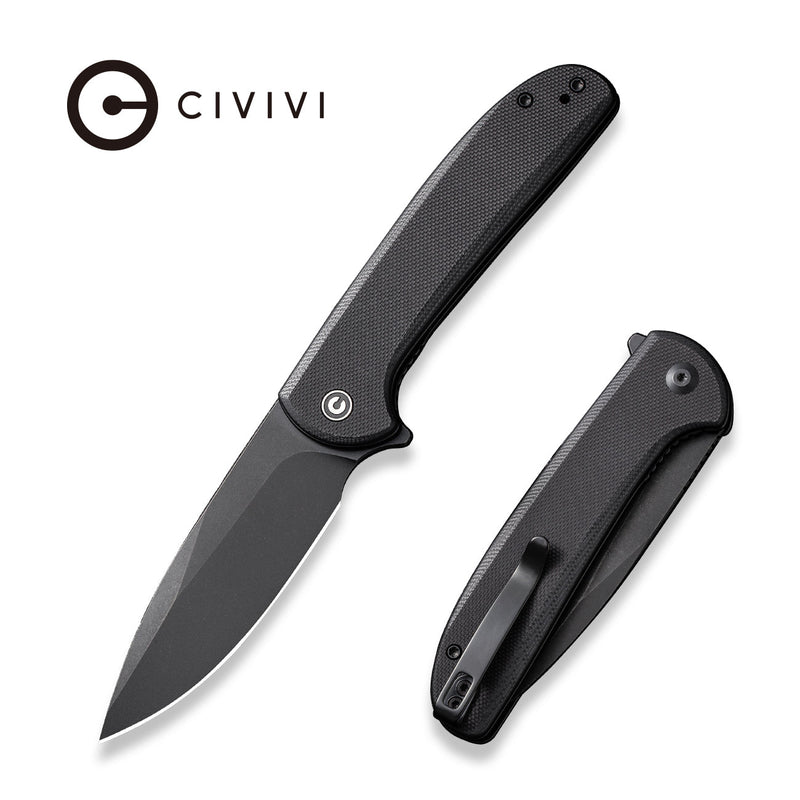 CIVIVI Primitrox Black G10 Handle Black Stonewashed Nitro-V Blade
