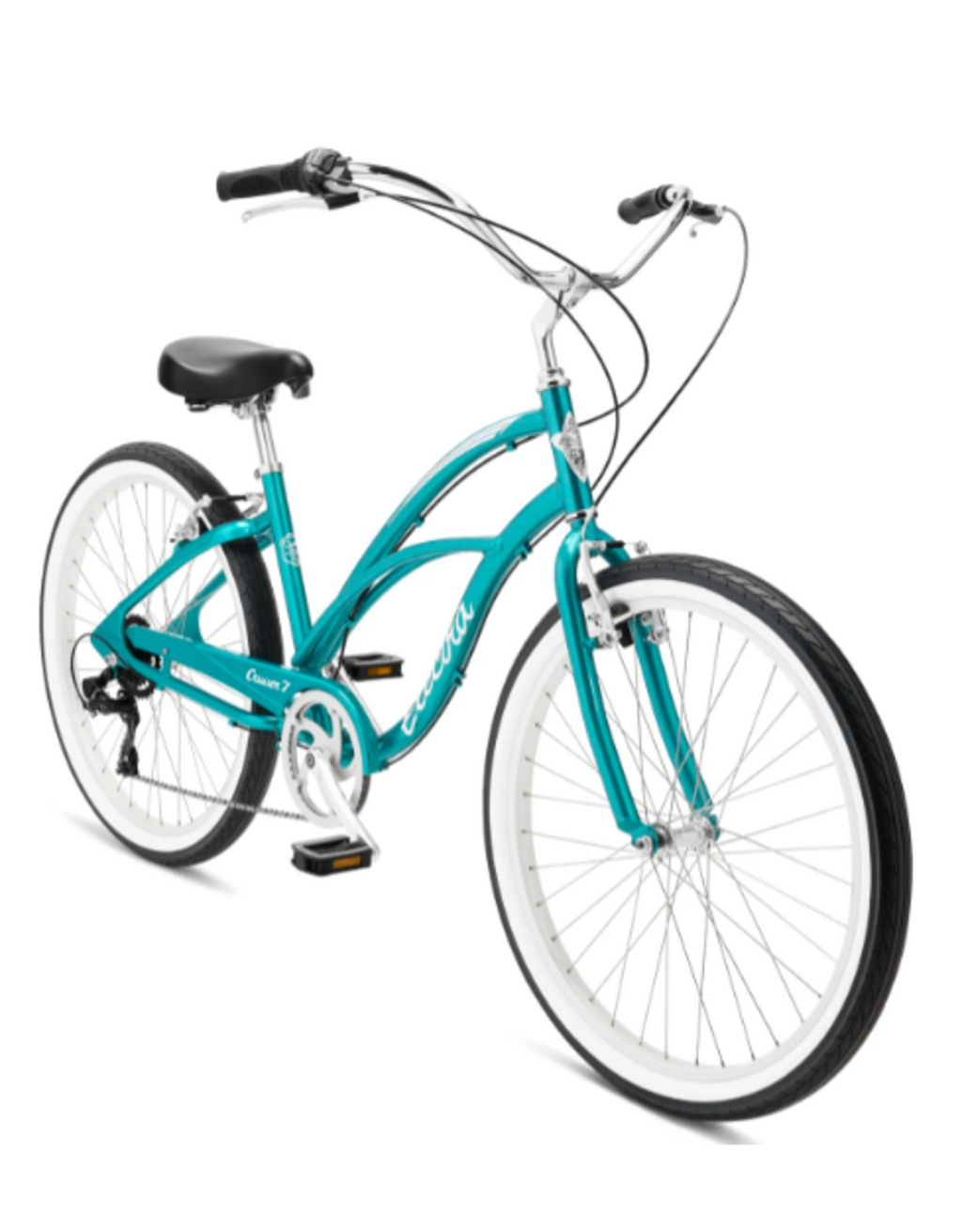 Cruiser 7D Step-Thru, Green Metallic 24" wheel