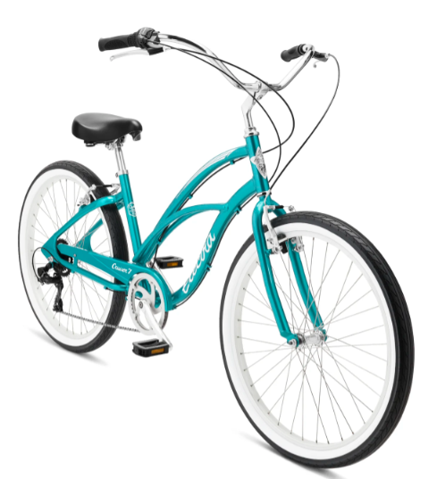 Cruiser 7D Step-Thru, Green Metallic 24" wheel