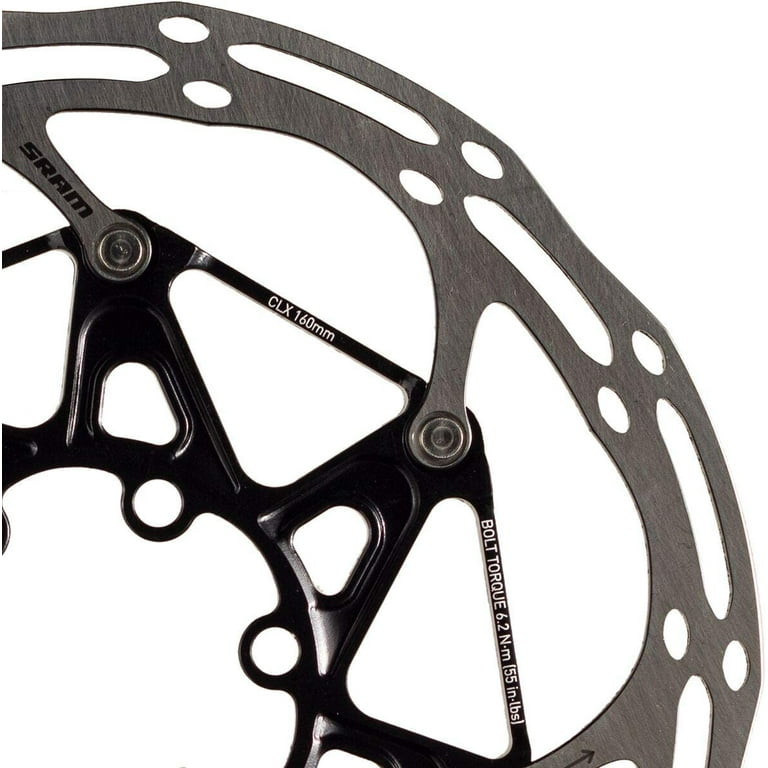 SRAM CenterLine X 2pc 6-Bolt Rotor Rounded Ti 140mm NLS