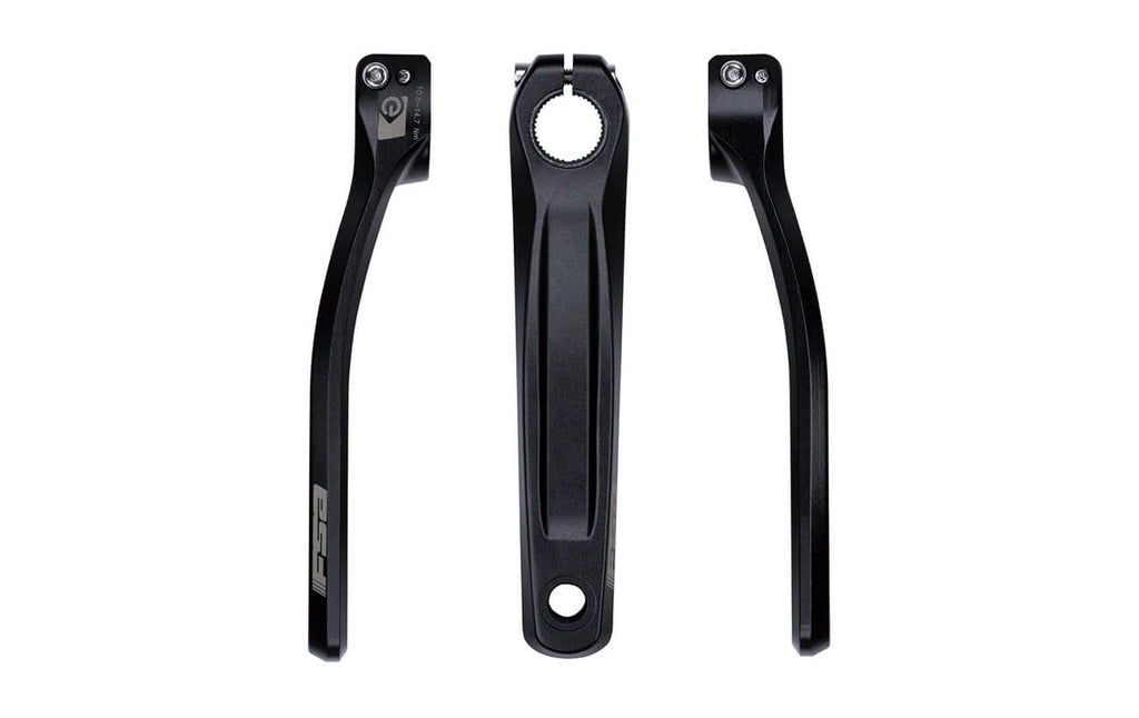 Full Speed Ahead CK-751 Shimano STEPS E8000/E7000/E6100 Ebike Crank Arm Set - 170mm, S spline with Bolts, Black