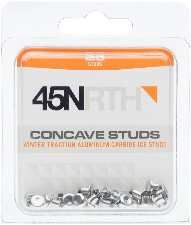 Studs - 45NRTH Concave Carbide Aluminum Tire Studs - 25 Pack