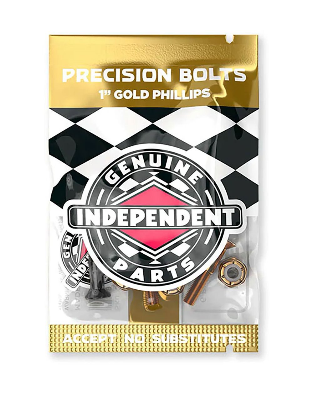 Bolt Set - Independent GP Phillips Hardware 1 in Black/Silver Single