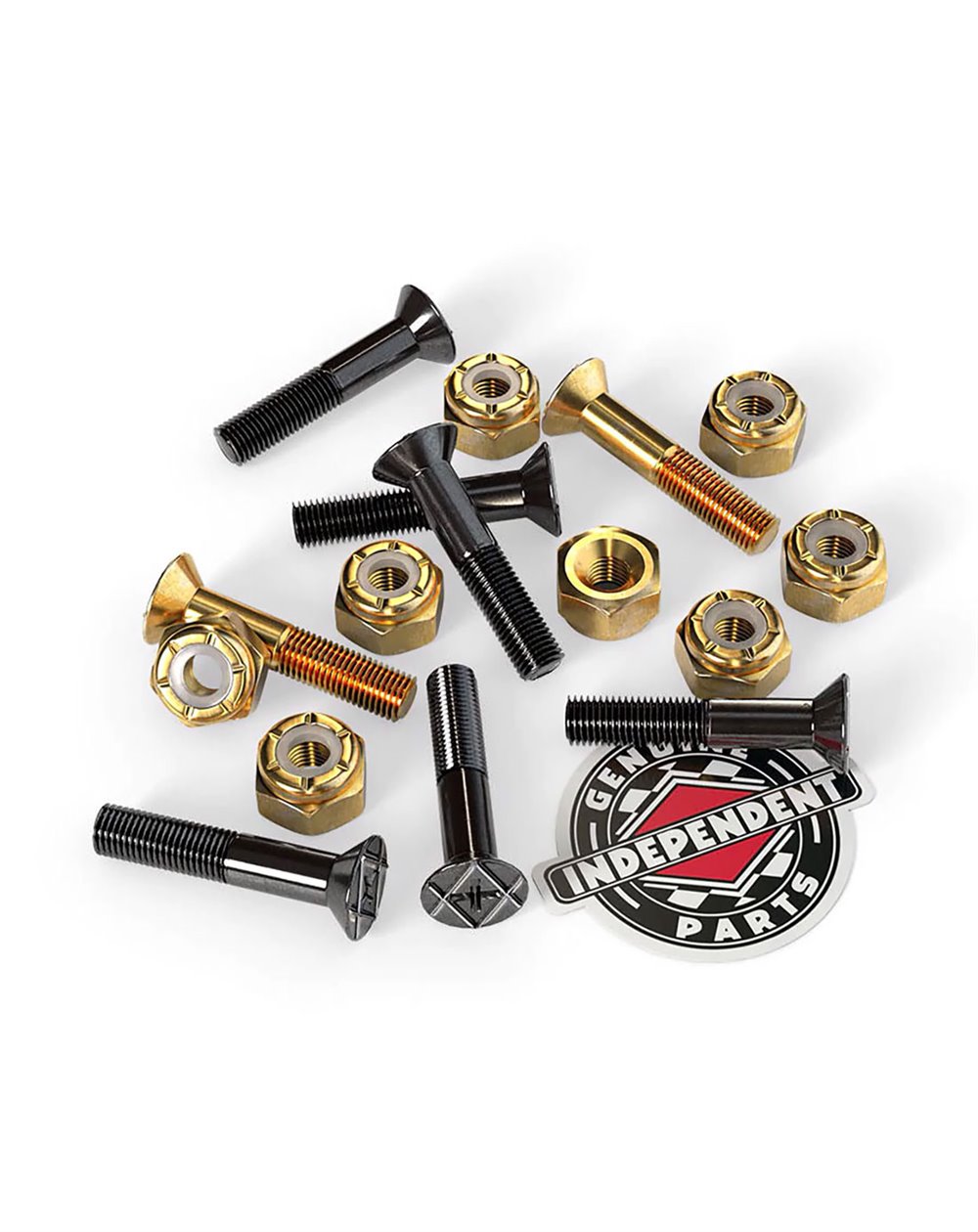 Bolt Set - Independent GP Phillips Hardware 1 in Black/Silver Single