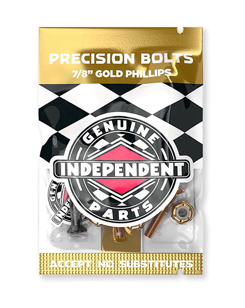 Bolt Set - Independent GP Phillips Hardware 7/8 in Black/Silver 8 single set