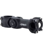 Kalloy 820 Stem - 110mm, 25.4 Clamp, Adjustable, 1 1/8", Aluminum, Black