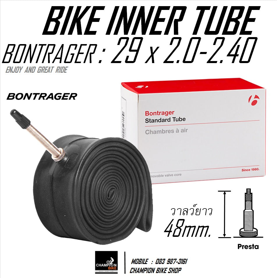 Tube - Bontrager PV Standard - 29" x 1.75-2.125", 48mm