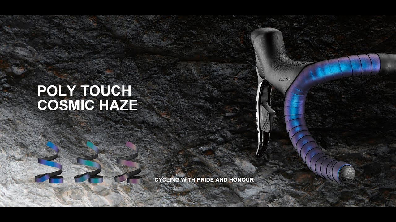 Ciclovation Advanced Poly Touch - Cozmic Haze Bar Tape, Emerald