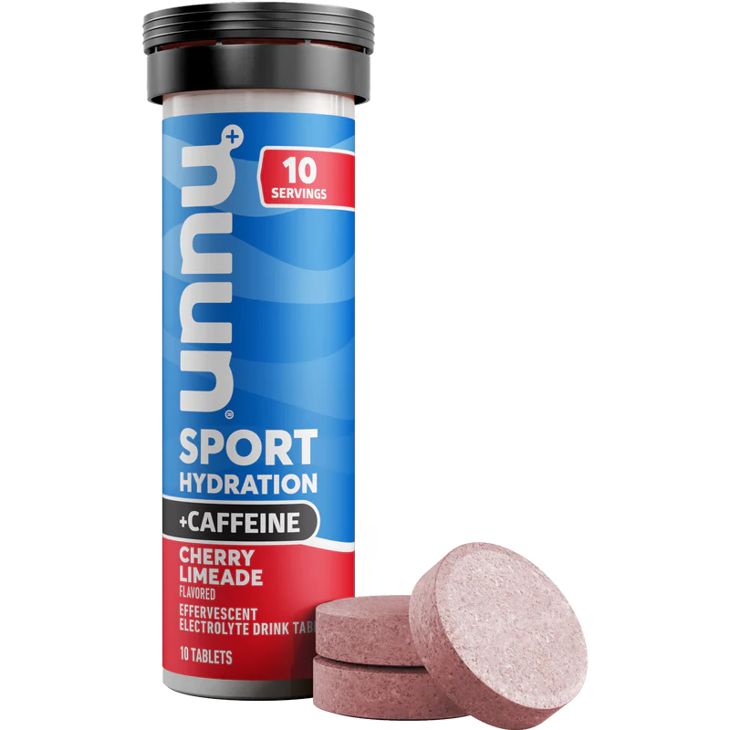 Nutrition - Nuun Sport + Caffeine Hydration Tablets: Cherry Limeade Single Tube