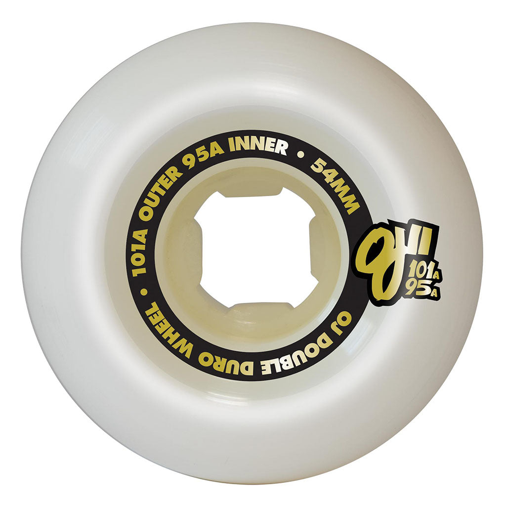 Wheels - OJ 54mm  Double Duro White Orange Mini Combo 99a/95a