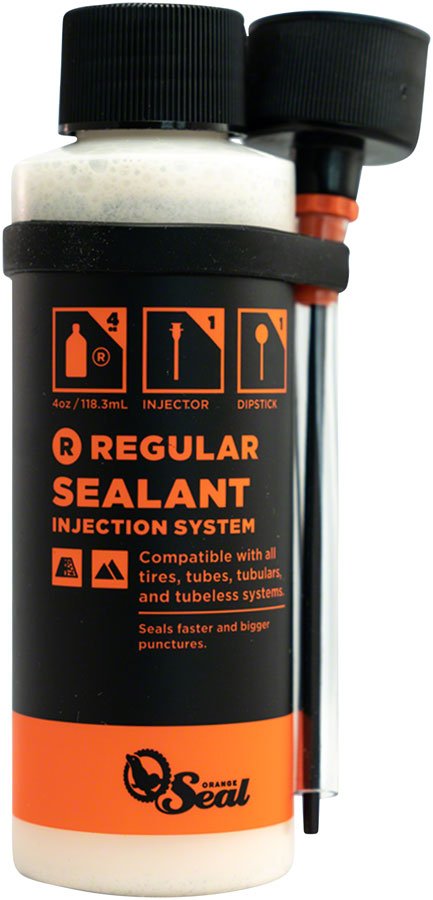 Sealant - Orange Seal Tubeless Tire Sealant with Twist Lock Applicator - 4oz