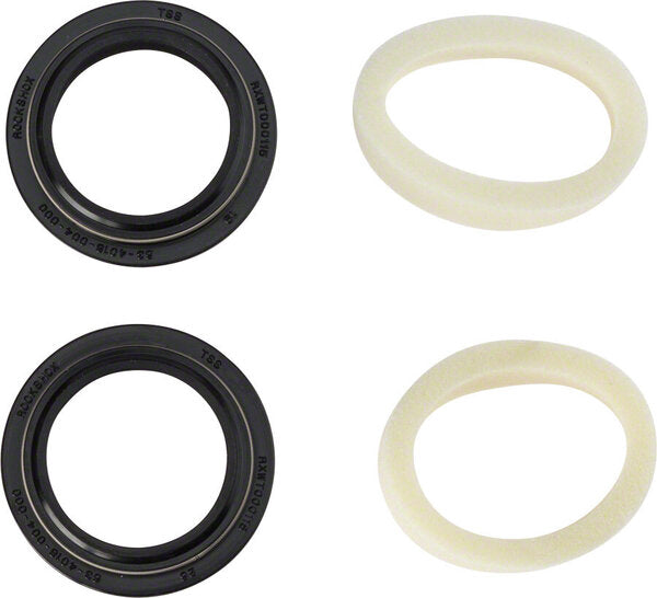 RockShox Dust Seal/Foam Ring Kit - Black Flanged 32mm Seal, 10mm Foam Ring - Revelation A3