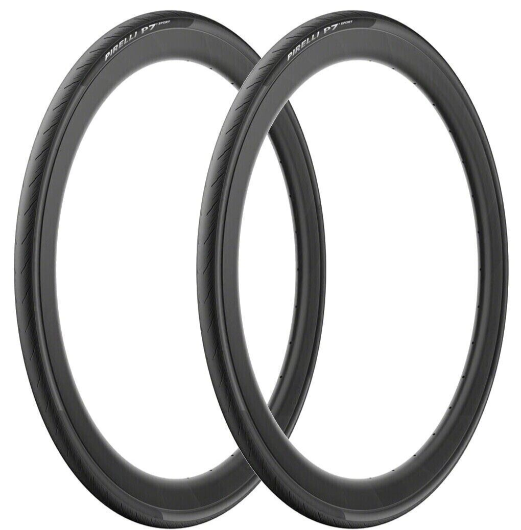 Tire - Pirelli P7 Sport Tire - 700 x 26 Clincher Folding Black