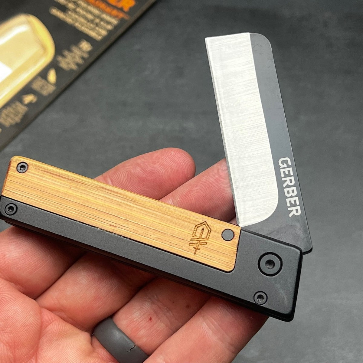 Gerber Quadrant Framelock Bamboo