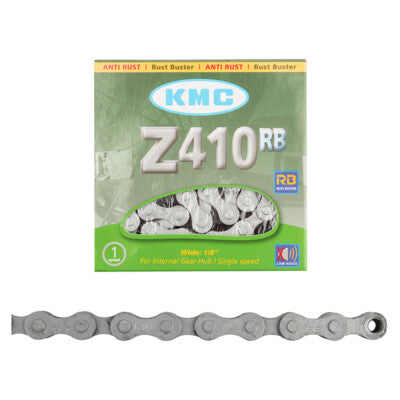 KMC S1 RB Rustbuster Chain - Single Speed 1/2" x 1/8", 112 Links, Silver