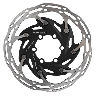 BRAKE PART SRAM DISC ROTOR 160 C-LINE XR ROAD 6B 2-PIECE ROUNDED SL/BK