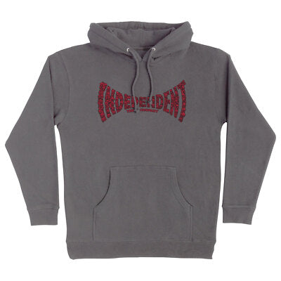 Skull Span P/O Hooded Heavyweight Mens Sweatshirt Black  S