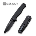 SENCUT Errant Black G10 Handle Black 9Cr18MoV Blade