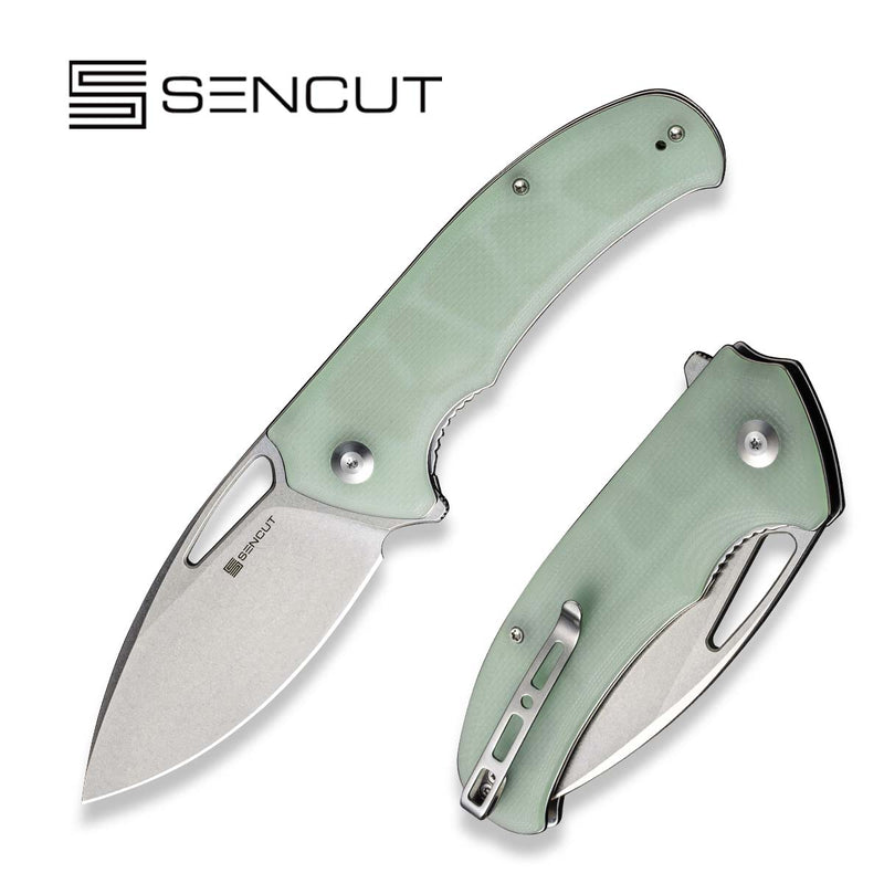 SENCUT Phantara Natural Coarse G10 Handle Stonewashed 9Cr18MoV Blade