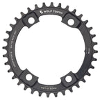Wolf Tooth Shimano 110 Asymmetric BCD Chainring - 42t, 110 Asymmetric BCD, 4-Bolt, Drop-Stop, For Shimano Cranks, Black