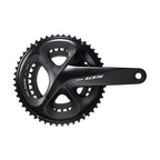 Shimano 105 FC-R7100 Crankset - 160mm, 12-Speed, 50/34t, 110 Asymmetric BCD, Hollowtech II Spindle Interface, Black
