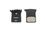 Shimano L05A-RF Disc Brake Pad and Spring - Resin Compound, Finned Alloy Back Plate, One Pair