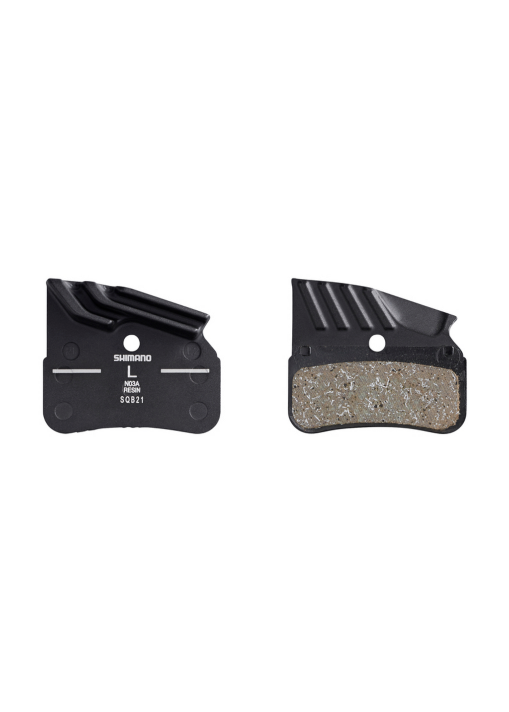 N03A-RF RESIN PAD W/FIN & SPRING, 1 PAIR