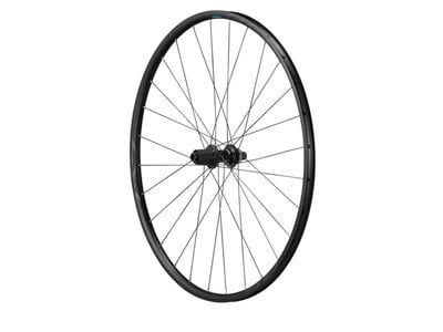 WHEEL, WH-RS171-700C, F:28H/R:28H, FOR 10/11-S, OLD:100/142MM, F/R:12MM E-THRU, CLINCHER, BLACK, W/STANDARD STICKER, CL DISC