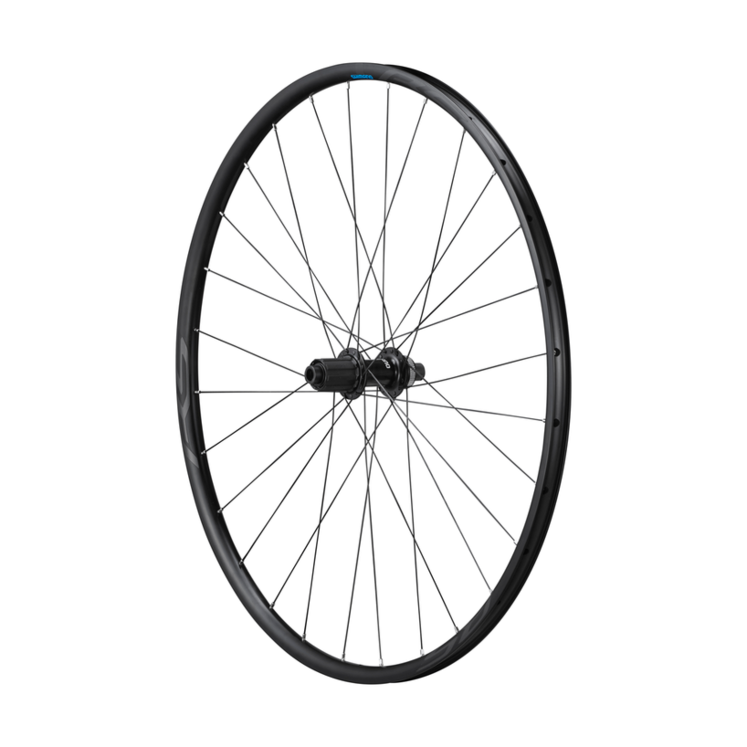 WHEEL, WH-RS171-700C, REAR, 28H, FOR 10/11-S, OLD:142MM, R:12MM E-THRU,CLINCHER, BLACK, W/STANDARD STICKER, CL DISC