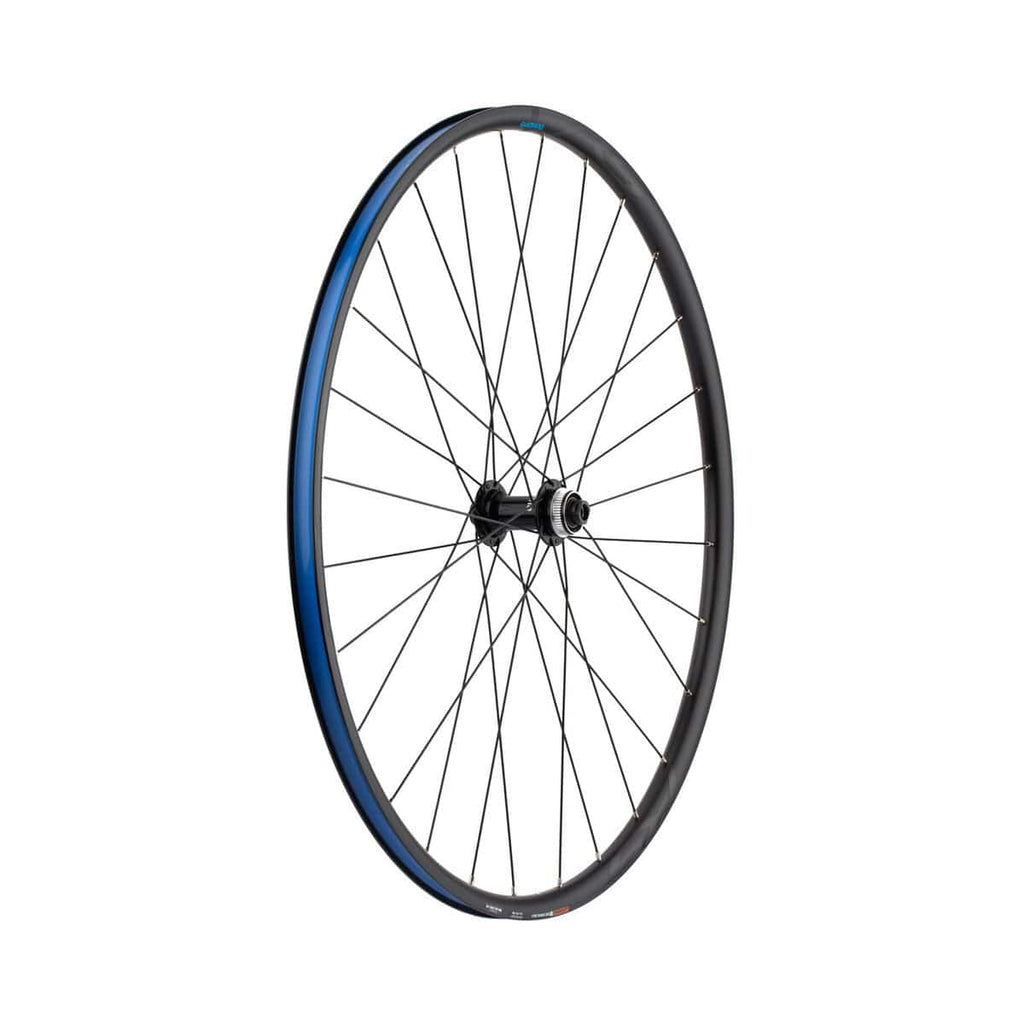 WHEEL, WH-RS171-700C, F:28H/R:28H, FOR 10/11-S, OLD:100/142MM, F/R:12MM E-THRU, CLINCHER, BLACK, W/STANDARD STICKER, CL DISC