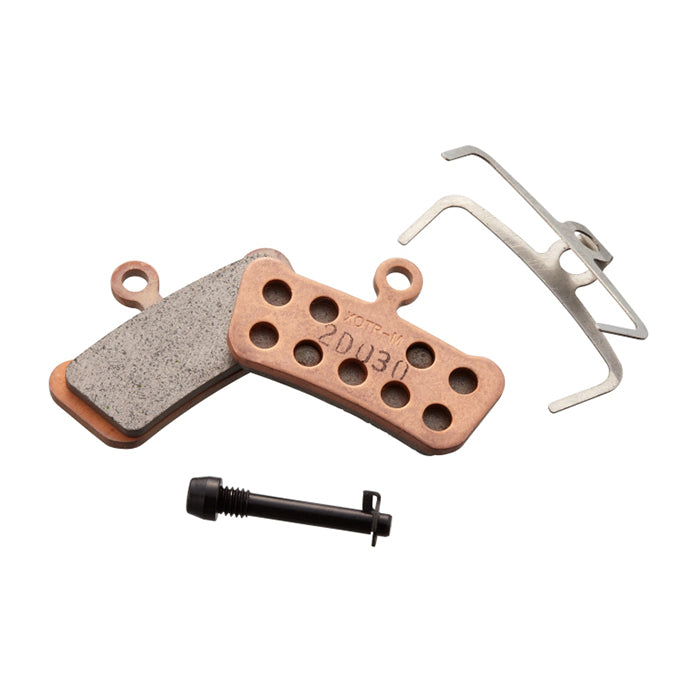 SRAM Disc Brake Pads - Sintered Compound, Steel Backed, Powerful, For Level, Elixir, and 2-Piece Road