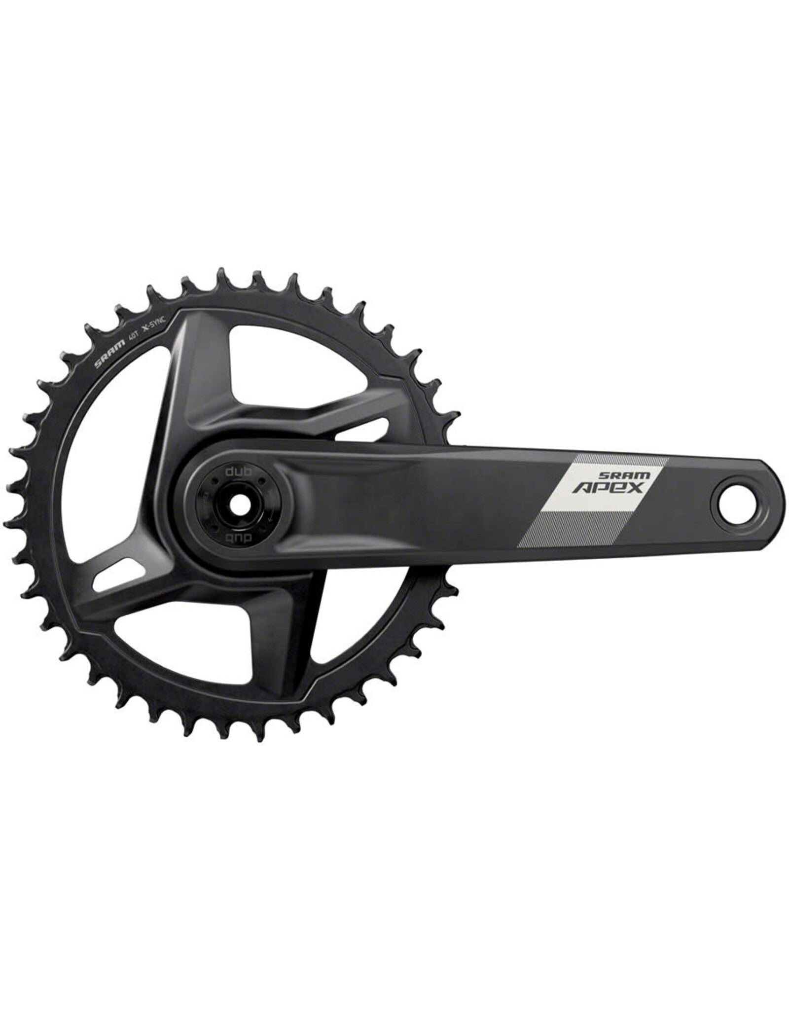 SRAM Apex 1 Wide Crankset - 170mm, 12-Speed, 40t, Direct Mount, DUB Spindle Interface, Black, D1