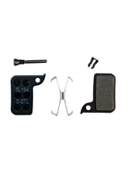 SRAM Disc Brake Pads - Organic Compound, Steel Backed (Quiet), Monoblock, SRAM Hydraulic Road, Level A1 (2017-2019)