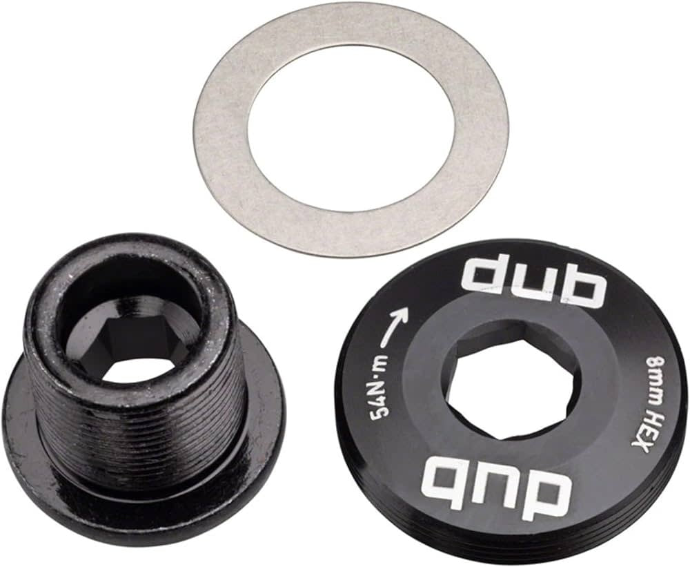 SRAM/ Truvativ DUB M18 Crank Bolt and M30 Self-Extracting Cap, Black
