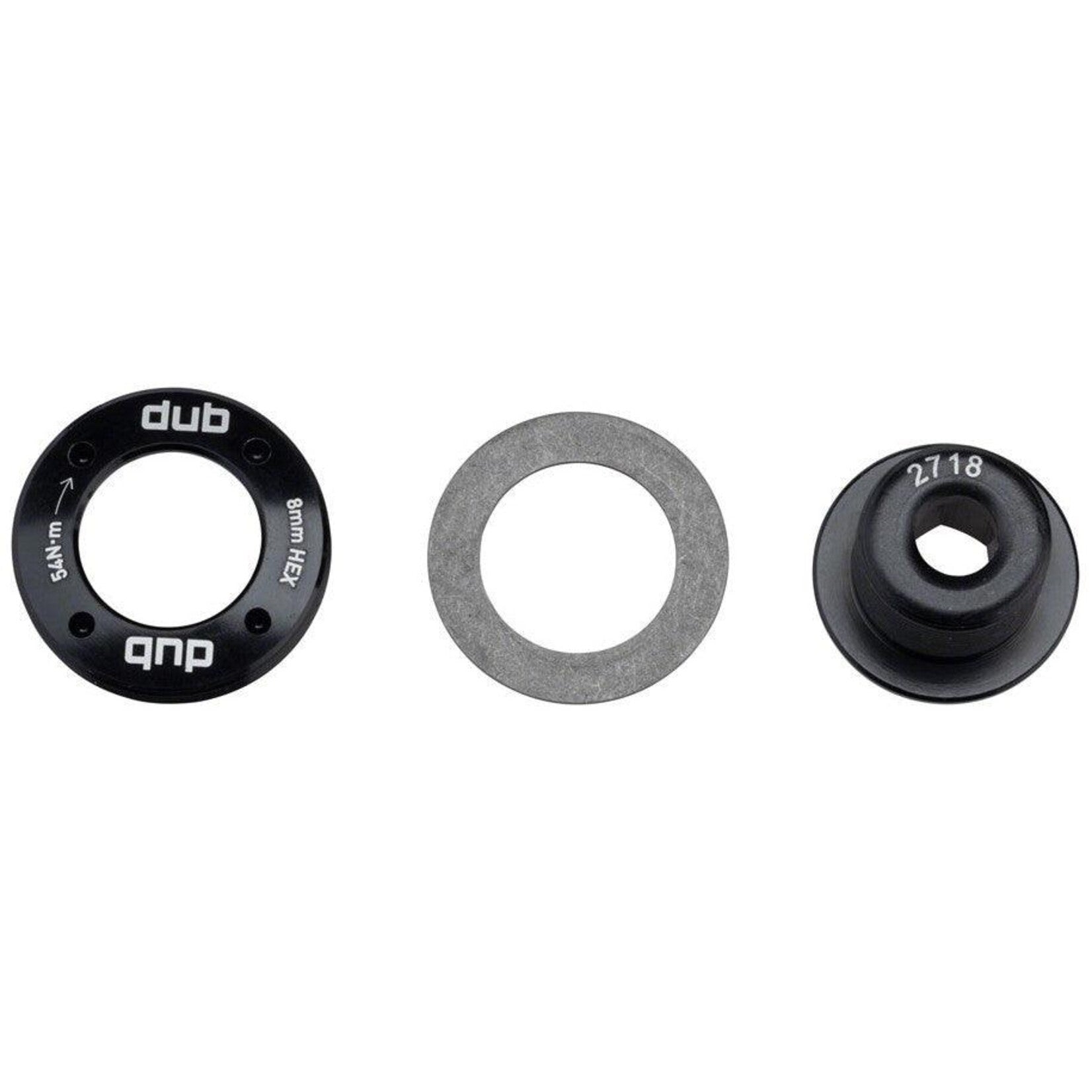 SRAM/ Truvativ DUB M18 Crank Bolt and M30 Self-Extracting Cap, Black