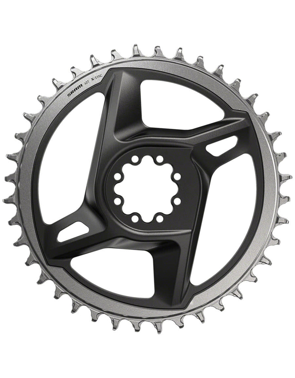 SRAM X-Sync Road Direct Mount Chainring for RED/Force - 40t, 12-Speed, 8-Bolt Direct Mount, Gray