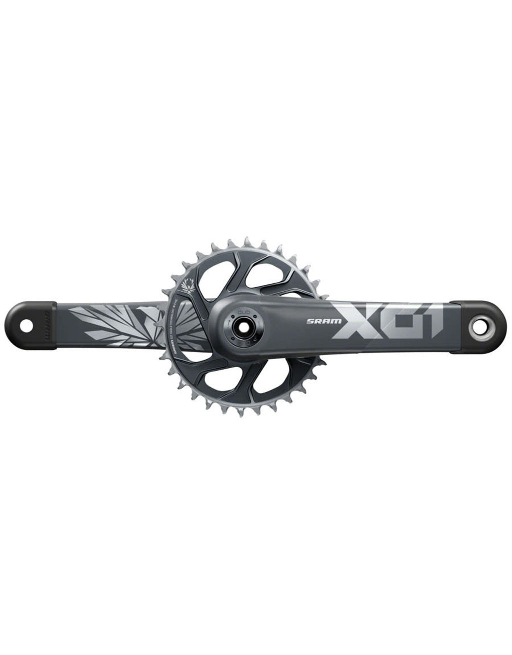 SRAM X01 Eagle Boost Crankset - 170mm, 12-Speed, 32t, Direct Mount, DUB Spindle Interface, Lunar/Polar, C2