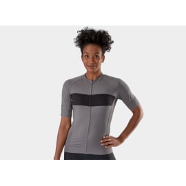 Trek Circuit Women's LTD Cycling Jersey, Charcoal/Black S