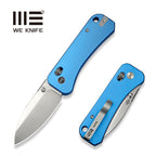 WE Banter 2 Blue Aluminum Handle Satin Finished CPM S35VN Blade